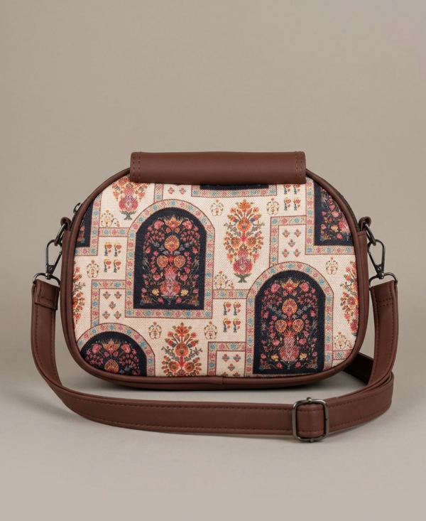 1774094151137 Riva Mughal Floral print Print Sling Bag