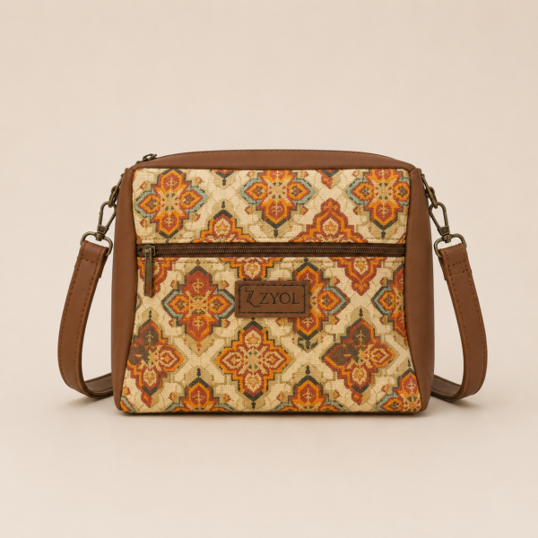 ChatGPT Image Jun 26, 2026, 07_07_59 PM Saara Rajwadi angan Print Sling Bag
