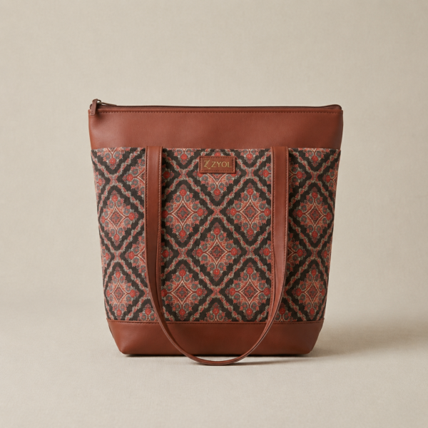 ChatGPT Image May 9, 2026, 09_16_26 PM Zari Ajrak Print Tote Bag