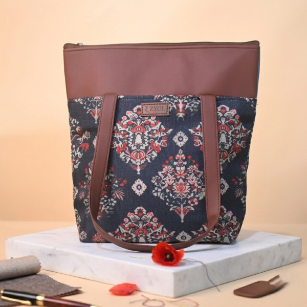 Utsav Shahi-noor Motif Tote Bag