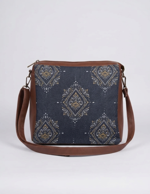 Gemini_Generated_Image_jvf9qnjvf9qnjvf9 Saara Medallion Diamond Print Sling Bag