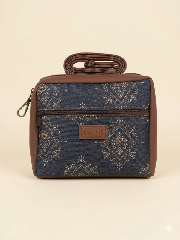Saara Sling Bag Saara Medallion Diamond Print Sling Bag