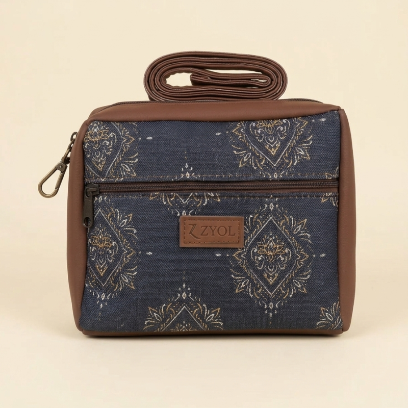 Saara Sling Bag Saara Medallion Diamond Print Sling Bag