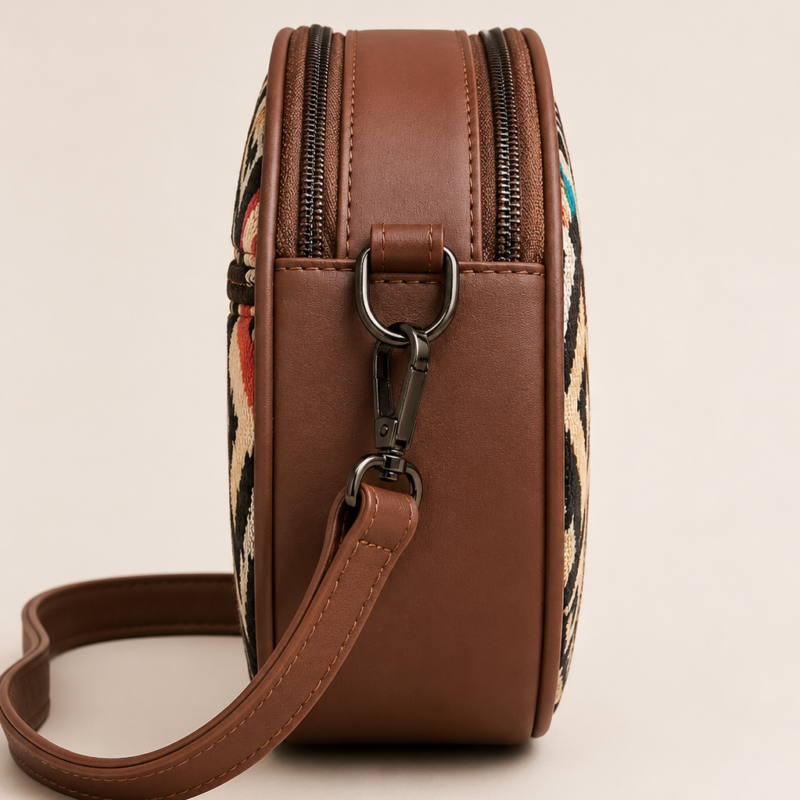 ChatGPT Image May 19, 2026, 11_30_53 PM ZARI Tote & GULNAAR Sling Bag Combo – Chevron Geometric Print