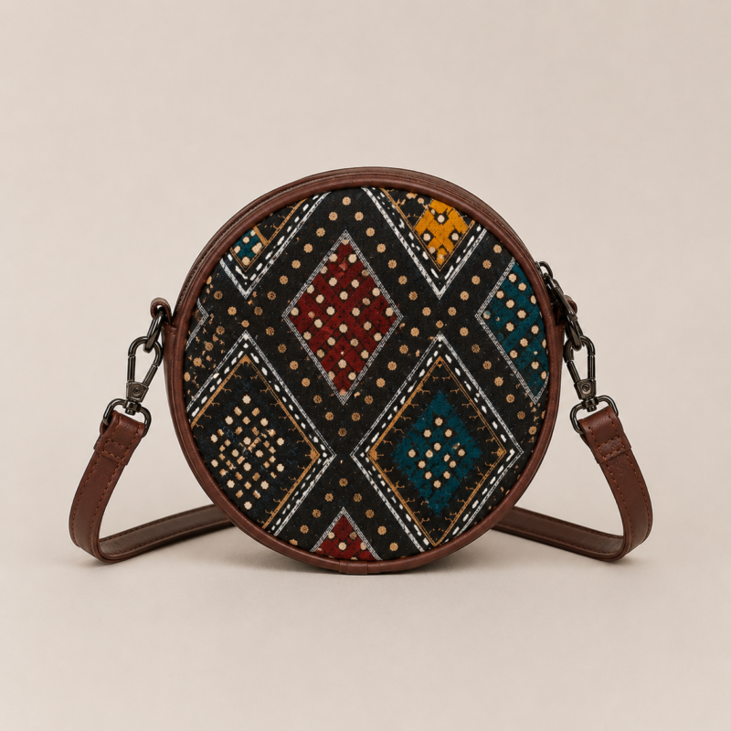 ChatGPT Image May 19, 2026, 11_44_02 PM Gulnaar Bandhani Indigo Print Sling Bag