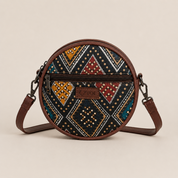 ChatGPT Image May 19, 2026, 11_44_12 PM Gulnaar Bandhani Indigo Print Sling Bag