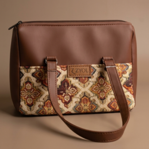 Zavira Rajwadi Angan Print Satchel Bag