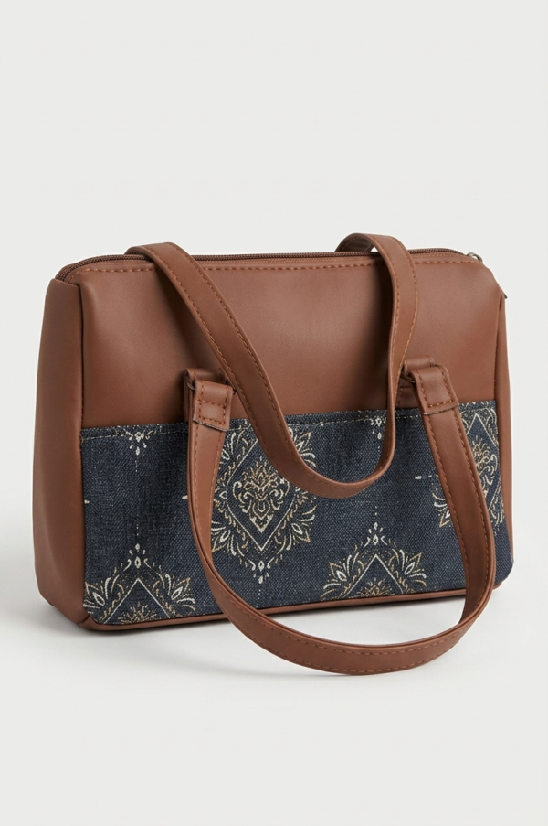 Gemini_Generated_Image_u05boyu05boyu05b Zavira Medallion Diamond Print Satchel Bag