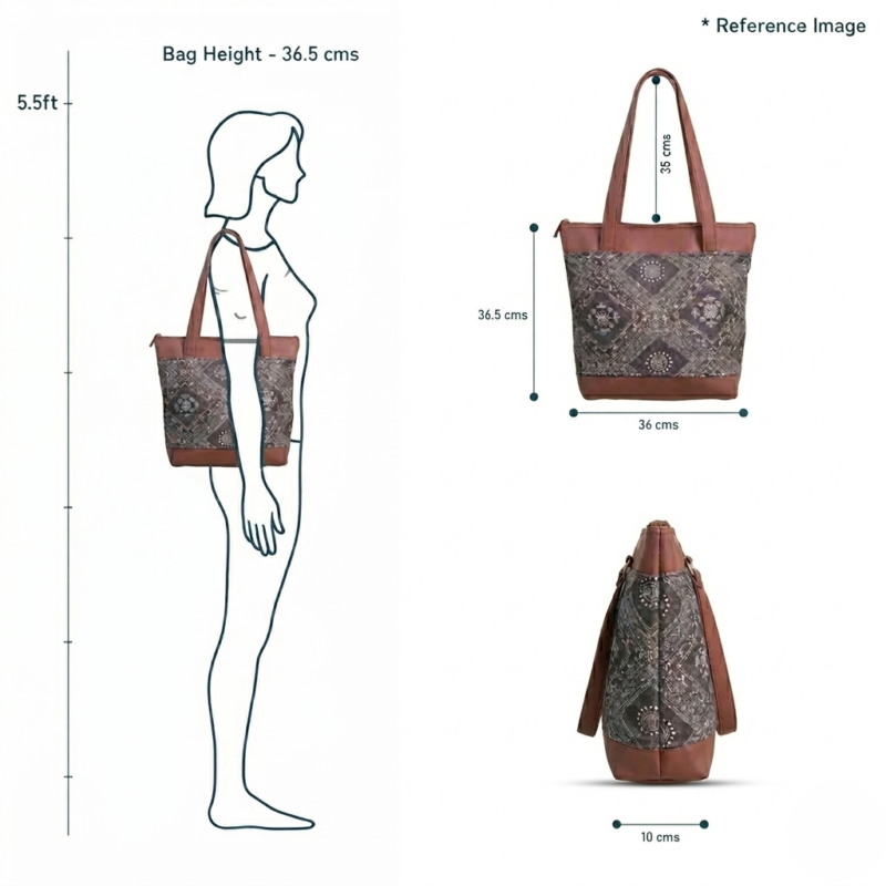Gemini_Generated_Image_yvutm0yvutm0yvut ZARI Tote & GULNAAR Sling Bag Combo – Chevron Geometric Print