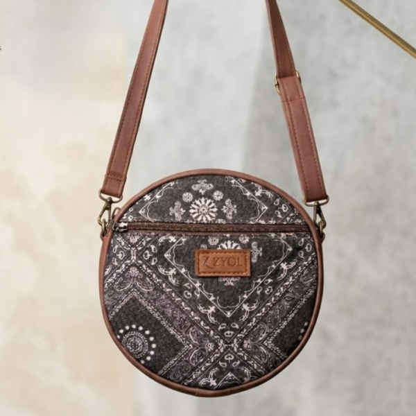 Gulnaar Bandanan paisley Print Sling Bag