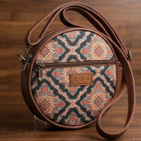 Untitled design (34) Gulnaar Ajrakh Print Sling Bag