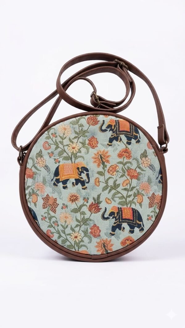 WhatsApp Image 2026-05-21 at 2.05.20 PM Gulnaar Royal Elephant motif Sling Bag