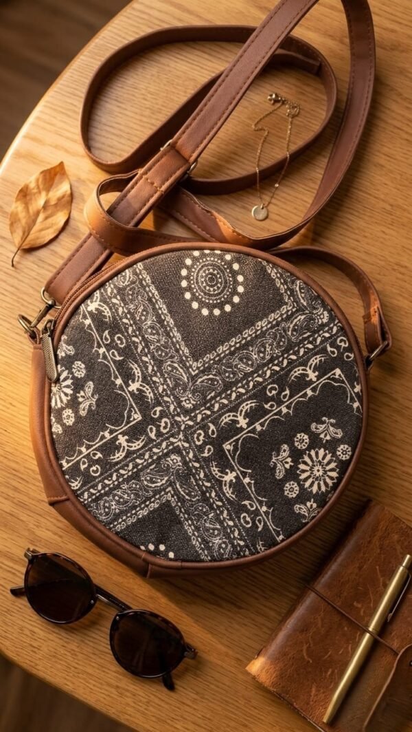 Gulnaar Bandanan paisley Print Sling Bag
