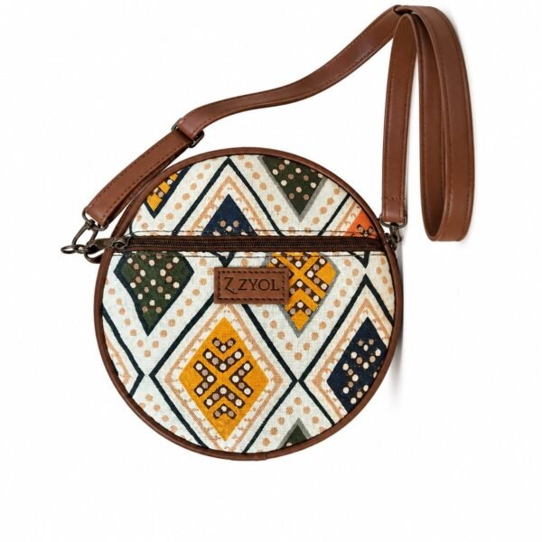 WhatsApp Image 2026-05-21 at 2.05.43 PM Gulnaar Bandhani Ivory Sling bag