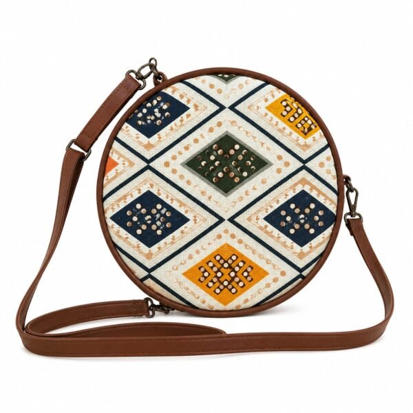 WhatsApp Image 2026-05-21 at 2.05.45 PM Gulnaar Bandhani Ivory Sling bag