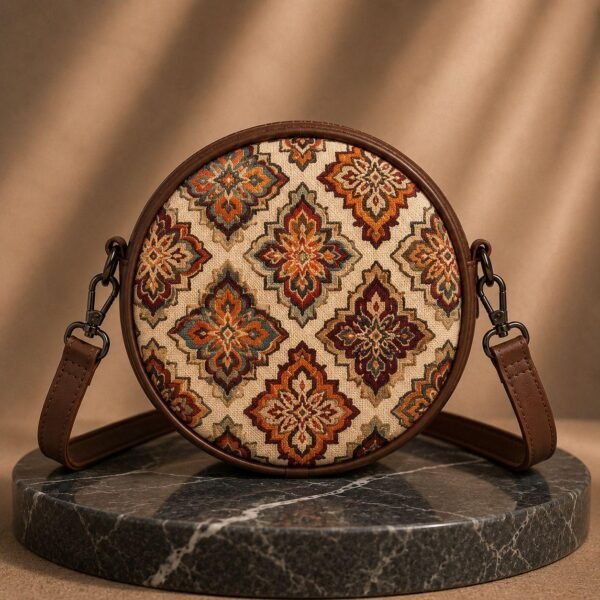 WhatsApp Image 2026-05-22 at 9.28.26 PM ZARI Tote & GULNAAR Sling Bag Combo – Rajwadi Angan Print