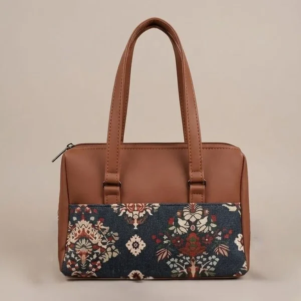 Zavira Shahi Noor Print Satchel Bag