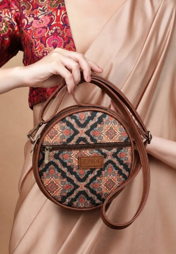 WhatsApp Image 2026-06-28 at 3.33.48 PM Gulnaar Ajrakh Print Sling Bag