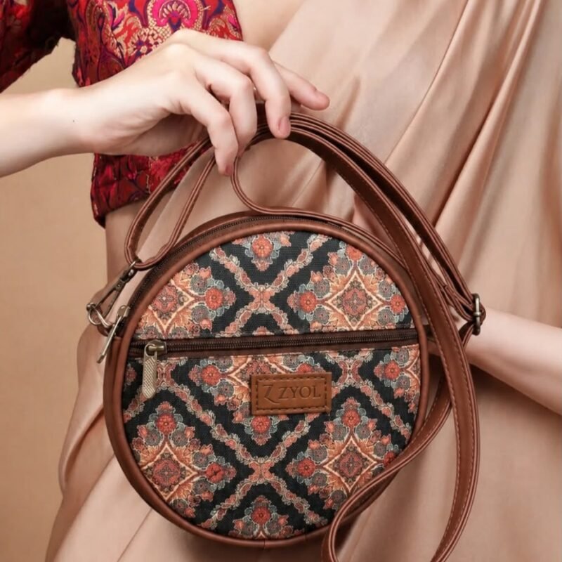 WhatsApp Image 2026-06-28 at 3.33.48 PM Gulnaar Ajrakh Print Sling Bag