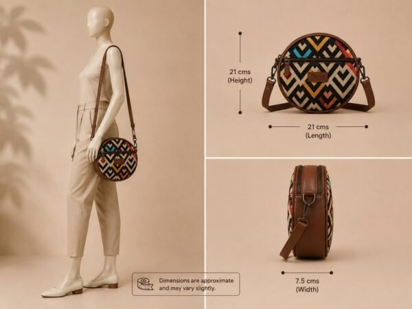 Gulnaar Bandanan paisley Print Sling Bag