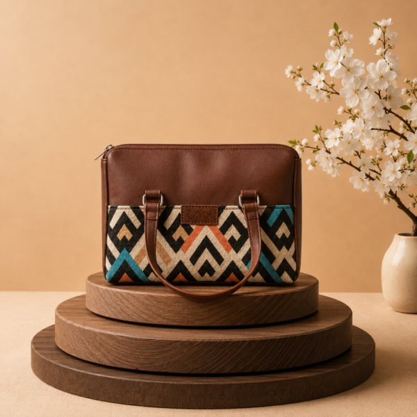 e30f2b1f-84a2-4fcb-b0a9-57978a6046b8 (1) Zavira Chevron Geometric Print Satchel Bag